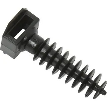 Debflex 709573 Základna + kotník pro náhrdelník L9 Černá 100 kusů 100 držáků na náhrdelníky.