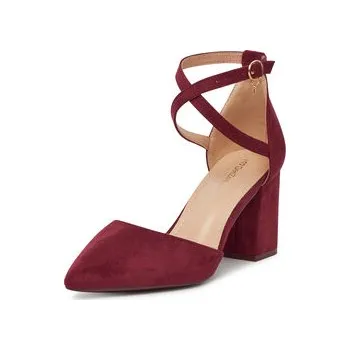 Dámské lodičky DeeZee Lodičky DZ0068 Bordó 41