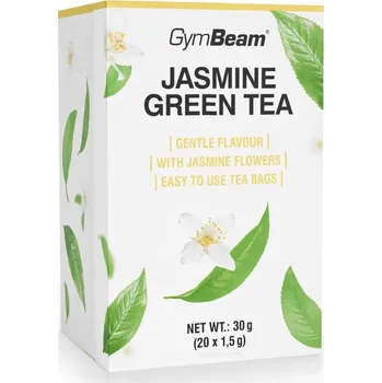 Anabolizér GymBeam Jasmine green tea 20 x 1,5 g