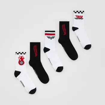 Chlapecké spodní prádlo Reserved - Ponožky Hot Wheels 5 balení - bílá - PN665-00X - PN665-00X-K25