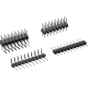 TRU COMPONENTS pinová lišta (standardní) Počet řádků: 1 Počet kontaktů v řadě: 8 TC-0628-100-008-00 1 ks