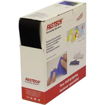 Zip FASTECH® B50-STD-H-999910 pásek se suchým zipem, k našití, háčková část, (d x š) 10 m x 50 mm, černá, 10 m