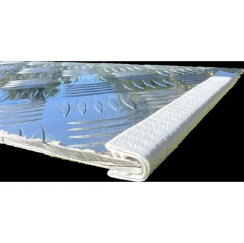 Kolečko HTI Ochrana ostrých hran 10 m/bal 2-8 mm Ochrana hrany plechu s ocelovou vložkou (Bílá)