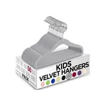 Dětská sametová ramínka na oblečení Utopia Home (balení 50 ks) – 27,9 cm (11 palců) Pevná ramínka