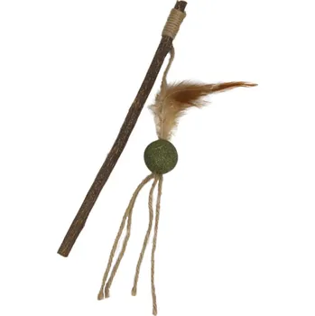 Hračka pro kočku PAPILLON Matatabi hlavolam s míčkem a catnipem 26 x 5 cm