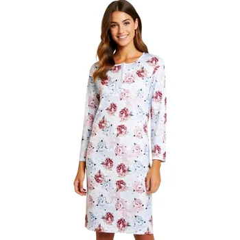 Dámská noční košile Dámská Noční Košile FOLTÝN DKKN 221 Velikost: 5XL, Materiál: Dlouhý rukáv