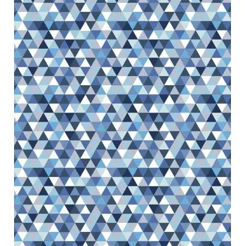Metráž látka bavlna triangl modrý | RTex