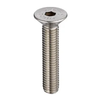 Šroub Šroub s vnitřním šestihranem, Nerezová ocel hlavice Zápustný s vnitřním šestihranem, M6, délka: 60mm 1mm