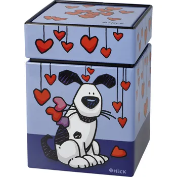 Dóza na potraviny Goebel Dóza na čaj Ed Heck Love Dog – Pop Art