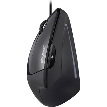 Myš Perixx Perimice-513L optická ergonomická myš, přenos USB, 5 tlačítko, 2000 dpi, černá