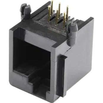 econ connect MEBE66D, MEBE66D, RJ45 konektor, RJ12, CAT 3, piny:6P6C, 1 ks