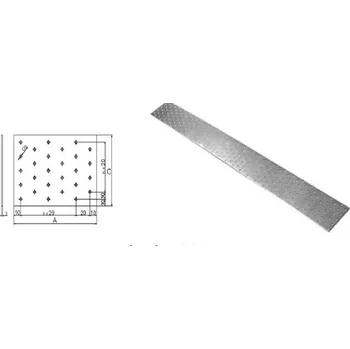 Tesařské kování Spojovací deska v pasech 1000x80mm