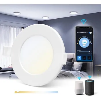 Aigostar - LED Stmívatelné podhledové svítidlo 6W/230V pr. 11,5 cm Wi-Fi