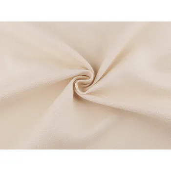 Dekorační látka s žinylkovou strukturou béžová světlá 1 m