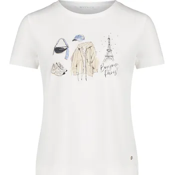 Dámské tričko BETTY & CO dámské triko s motivem Paříže 2397/3284 1982 Bílá S