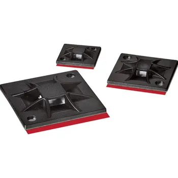 Stahovací páska HellermannTyton QM40APT-I-PA66-BK úchytka samolepicí, šroubovací 151-01596 bez obsahu halogenů , bez silikonu černá 1 ks