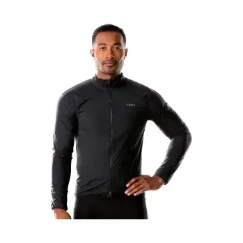 Cyklistická bunda Trek pánská cyklistická bunda Circuit Windshell Cycling Jacket, černá - S