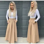 Dlouhá sukně ALOW Barva: Hnědá