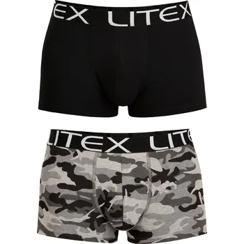 Pánské spodní prádlo Pánské boxerky LITEX barevné Barva: černá, Velikost: XL, kód: LI-9B531-XL-901