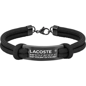 Náramek Lacoste Moderní textilní náramek pro muže Elios 2040176 + 2 měsíce na vrácení zboží