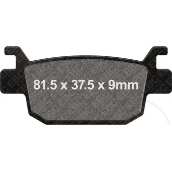 Brzdová destička EBC brzdové destičky Standard Scooter EBC HONDA ADV 350 A ABS 22-24, FES 125 S-WING 07-10, FES 125 A S-WING ABS 07-13, FES 150 S-WING 07-09, FES 150 A S-WING ABS 07-09, NSS 125 AD FORZA ABS 15-19, NSS 125 AD FORZA ABS TOP CASE 20...