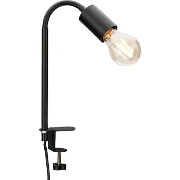 Čtecí lampička LED Lampa s klipem 1xE27/4,2W/230V 2700K černá