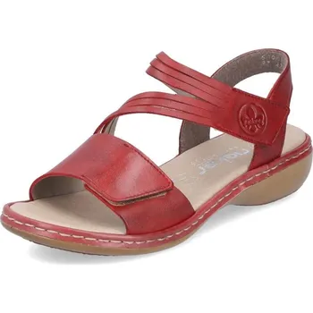 Dámské sandále Dámské sandály RIEKER 65964-35 červená S6 38