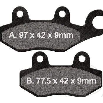 Brzdová destička EBC brzdové destičky Sinter EPFA EBC AJS BOBBER 125 REGAL RAPTOR 10-15, DAYTONA 125 REGAL RAPTOR 10-16, DD 250 E REGAL RAPTOR 04-09, DD-E 125 MK2 REGAL RAPTOR 10-12, DD-E 125 MK3 REGAL RAPTOR 13-14, DD-E 125 MK1 REGAL RAPTOR GUSSRAD 5 SPEICHEN 05-09, DD-E