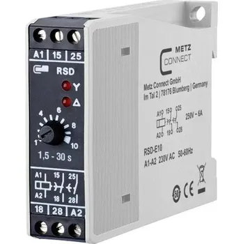 Relé Metz Connect RSD-E10 11016005270417 relé hvězda-trojúhelník , 250 V/AC, 6 A, 1 ks
