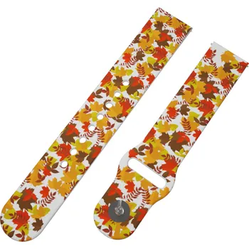 Chytré hodinky Strapido PODZIMNÍ LISTÍ řemínek 22 mm