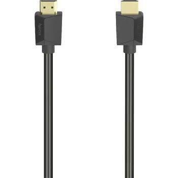 Audio kabel Hama HDMI kabel Zástrčka HDMI-A, Zástrčka HDMI-A 5.00 m černá 00205007 4K UHD HDMI kabel