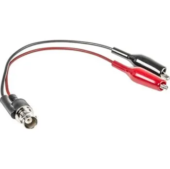 Měřicí kabel Pomona Zkušební vodič BNC, Červená, Černá, délka kabelů: 150 mm, 45 V, Polypropylen