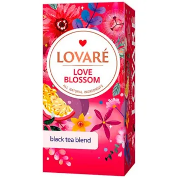 Čaj LOVARÉ Love Blossom 24ks - černý čaj