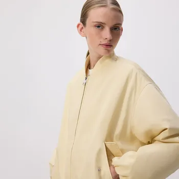 Dámský kabát Reserved - Bunda bomber - světle žlutá - 448IA-10X - 448IA-10X-X_S