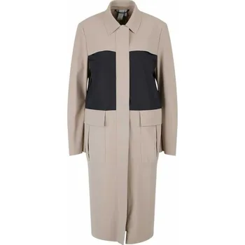 Dámská móda DÁMSKÝ KABÁT SPORTALM 100200 1106 - 34 / Světle hnědošedá