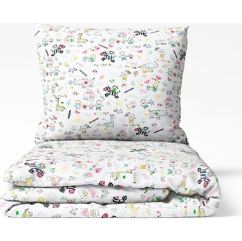 Povlečení Dětské bavlněné povlečení - omalovánky