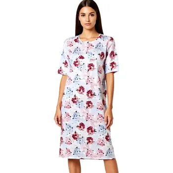 Dámská noční košile Dámská Noční Košile FOLTÝN DKKN 222 Velikost: 2XL, Materiál: Krátký rukáv