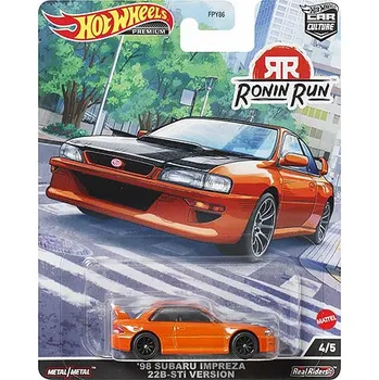 Hračka Subaru Impreza 22B STi 1998 1:64 - Hot Wheels Subaru Impreza 22B-STi - model auta 1/64