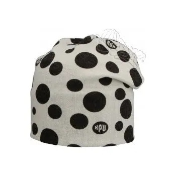 Čepice RDX dětská zimní čepice 3675 puntík bílá Velikost čepice: 6