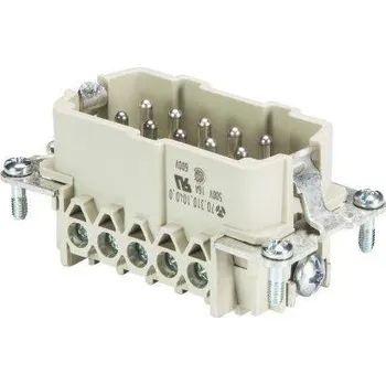 Konektor Wieland Electric 70.310.1040.0 vložka pinového konektoru BAS Počet kontaktů 10 plus PE 1 ks