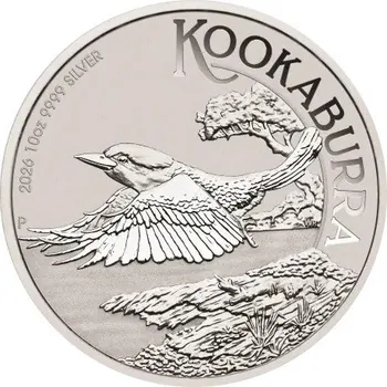 Sběratelství Stříbrná mince 10 Oz Kookaburra 2026