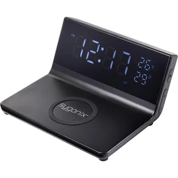Sygonix nabíjecí stanice Alarm Clock with Wireless Charger, SY-5459860