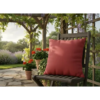 Polštář Dekorační venkovní polštář s výplní CARACAS color 12 vínová 40x40, 50x50 cm Mybesthome Rozměr: 40x40 cm Polštář je již včetně vyjímatelné výplně.