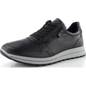 Pánská móda Ara širší pánské tenisky kožené Matteo Schwarz/Blau 11-24501-11 - 43 | P686309