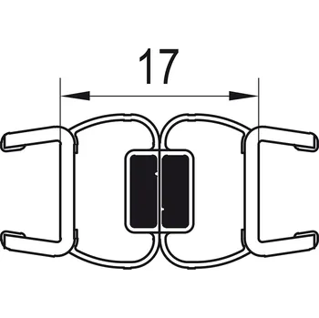 Ronal 52203.KD.1000 magnetické těsnění pro 8 mm sklo