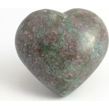 Rubín v kyanitu srdce 50mm - láska v harmonii - B