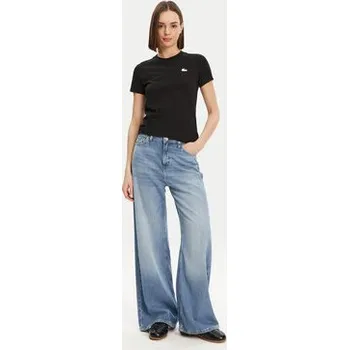 Pánské tričko Lacoste T-Shirt TF9246 Černá Slim Fit 34