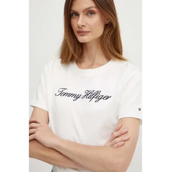 Pánské tričko Bavlněné tričko Tommy Hilfiger WW0WW43459 bílá 00X, vel. XXS