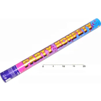 Konfeta Párty konfety vystřelovací 60 cm
