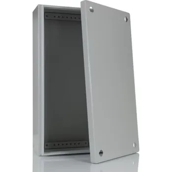 Elektroinstalační krabice Nástěnná krabice, řada: KX IP66 Ocel RAL7035 300 x 150 x 80mm RAL 7035